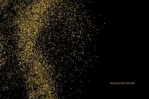Gold Glitter Texture. Stock Illustration