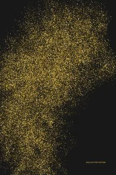 Gold Glitter Texture. 스톡 일러스트