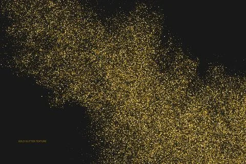 Gold Glitter Texture. 스톡 일러스트