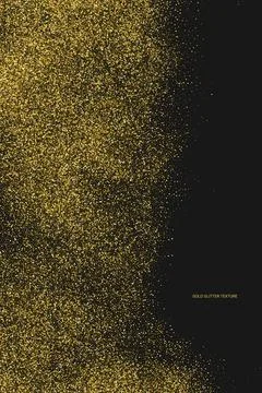 Gold Glitter Texture. 스톡 일러스트