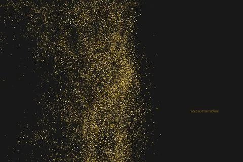Gold Glitter Texture. 스톡 일러스트