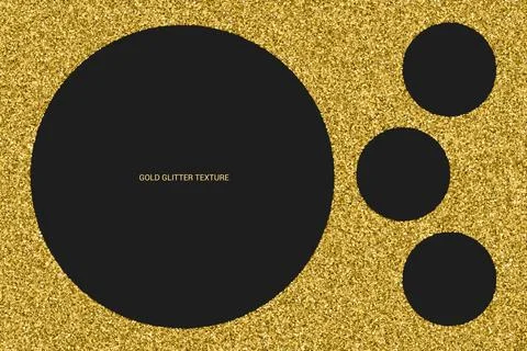 Gold Glitter Texture. Stock Illustration