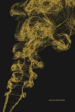 Gold Glitter Texture. 스톡 일러스트