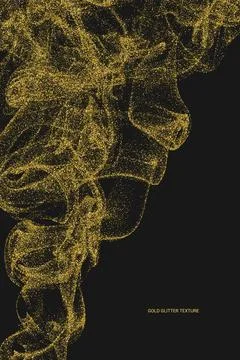 Gold Glitter Texture. 스톡 일러스트