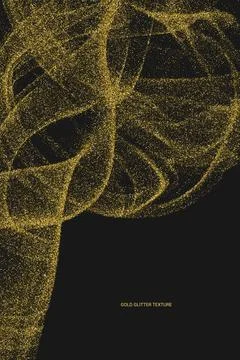 Gold Glitter Texture. 스톡 일러스트