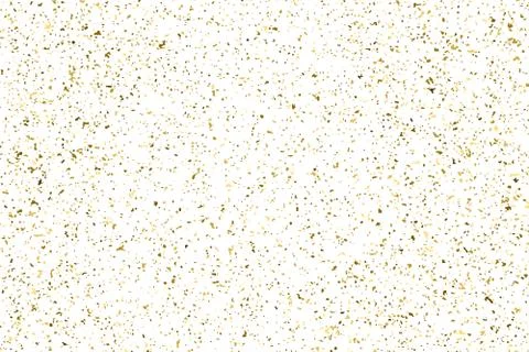 Gold glitter texture isolated on white. Illustrazione stock