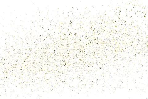 Gold glitter texture isolated on white イラスト素材