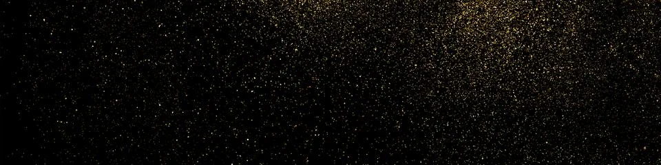Gold Glitter Texture Panoramic Background. Stock Illustration