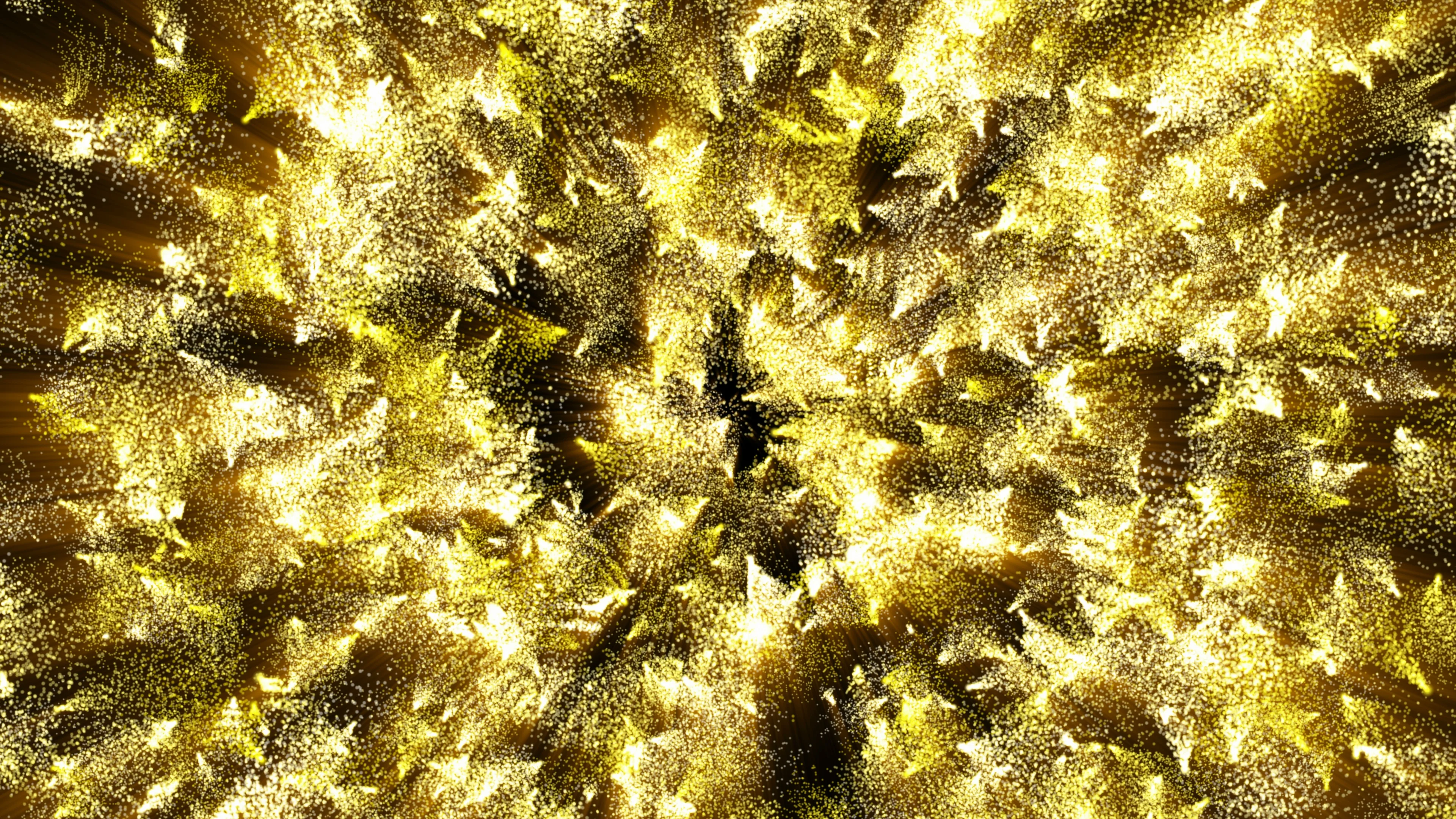 Gold glitter sparkles texture on dark ba, Stock Video