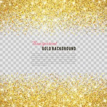 Gold glitter texture with sparkles Stock Illustration
