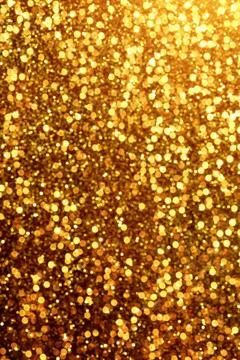 Gold glitter texture with sparkling bokeh background Stock Illustration