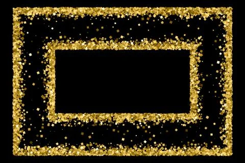 Gold glitter texture vector. Stock Illustration