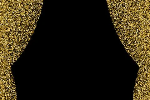 Gold glitter texture vector. 스톡 일러스트