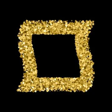 Gold glitter texture vector. 스톡 일러스트