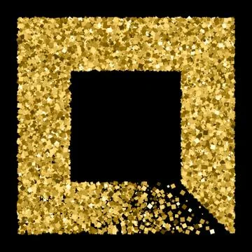 Gold glitter texture vector. Stock-Illustration