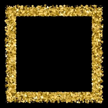 Gold glitter texture vector. Stock Illustration