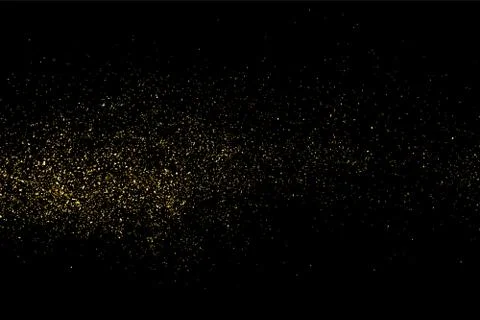 Gold glitter texture vector. Illustrazione stock