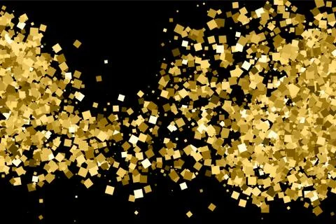 Gold glitter texture vector. Stock Illustration