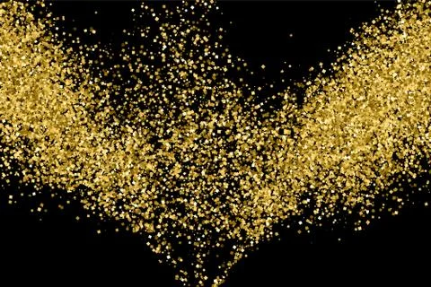 Gold glitter texture vector. Illustration