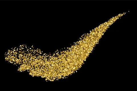 Gold glitter texture vector. Stock Illustration
