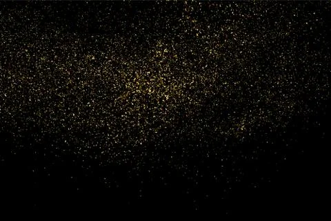 Gold glitter texture vector. Illustrazione stock