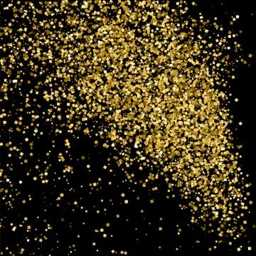 Gold glitter texture vector. Stock Illustration