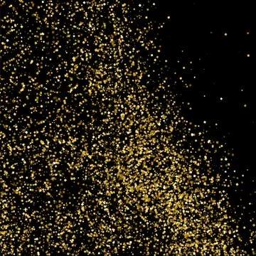 Gold glitter texture vector. Stock Illustration