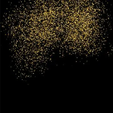 Gold glitter texture vector. Stock Illustration
