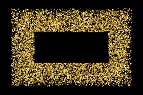Gold glitter texture vector. Stock Illustration