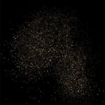 Gold glitter texture vector. 스톡 일러스트