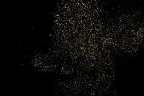 Gold glitter texture vector. 스톡 일러스트