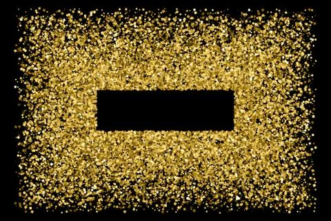 Gold glitter texture vector. 스톡 일러스트