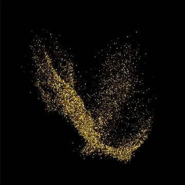 Gold glitter texture vector. 스톡 일러스트