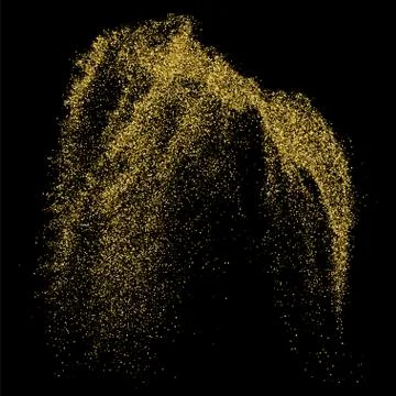Gold glitter texture vector. 스톡 일러스트
