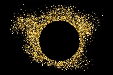 Gold glitter texture vector. Stock Illustration