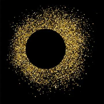 Gold glitter texture vector. 스톡 일러스트