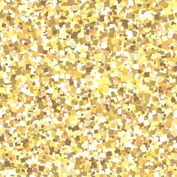 Gold glitter texture. Vector seamless pattern. Stock Illustration