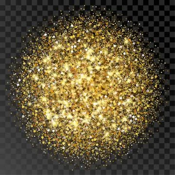Gold glitter vector texture. Golden sparcle background. Amber particles. Luxory Stock Illustration