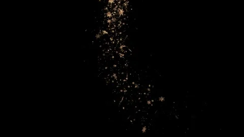 Gold glitter wave glowing spark light dust trail sparkles magic fairy dust Stock Footage 333893948