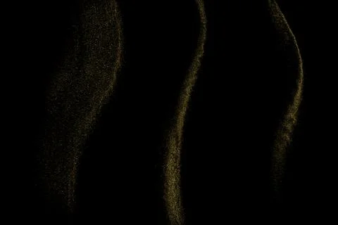 Gold Glitter Waves Vector. 스톡 일러스트