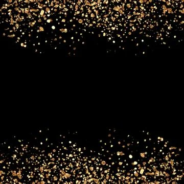 Gold glittering abstract background Stock Illustration