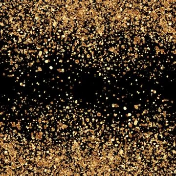 Gold glittering abstract background Illustrazione stock