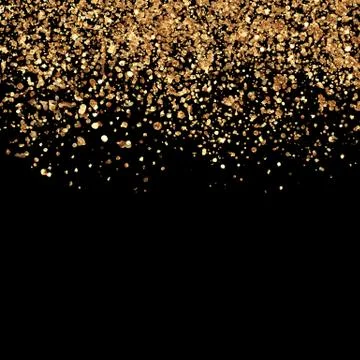 Gold glittering abstract background Stockillustratie