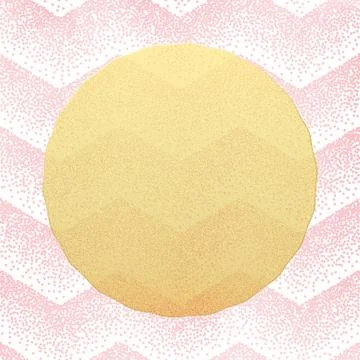Gold glittering chevron wave pattern. Classic zigzag template. EPS 10 Stock Illustration