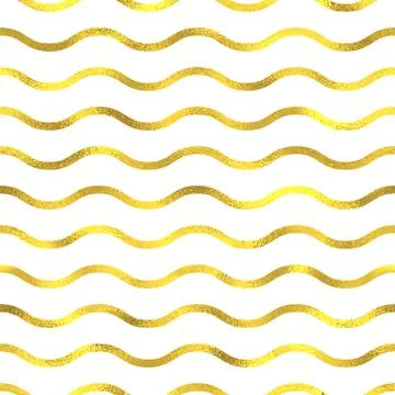 Gold glittering foil seamless pattern Stock Illustration
