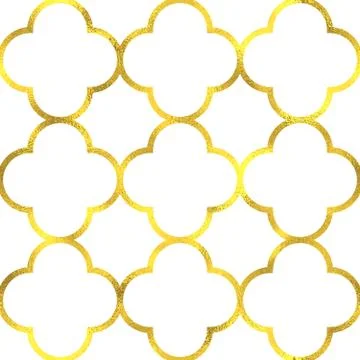 Gold glittering foil seamless pattern Stock Illustration