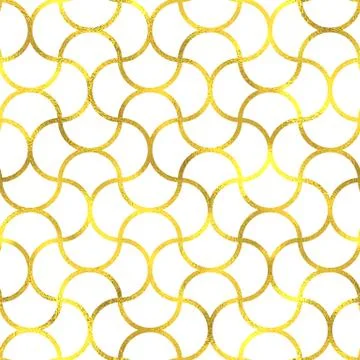 Gold glittering foil seamless pattern Stock Illustration