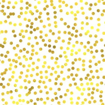 Gold glittering foil seamless pattern Stock Illustration