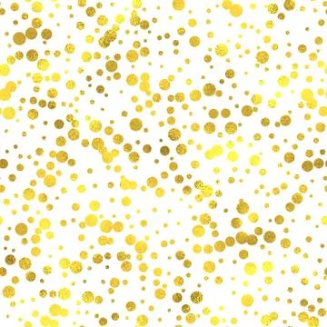 Gold glittering foil seamless pattern Stock Illustration