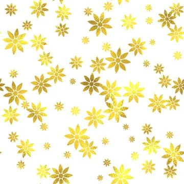 Gold glittering foil seamless pattern Stock Illustration